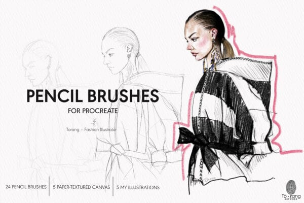 Torang Pencil Brushes for Procreate