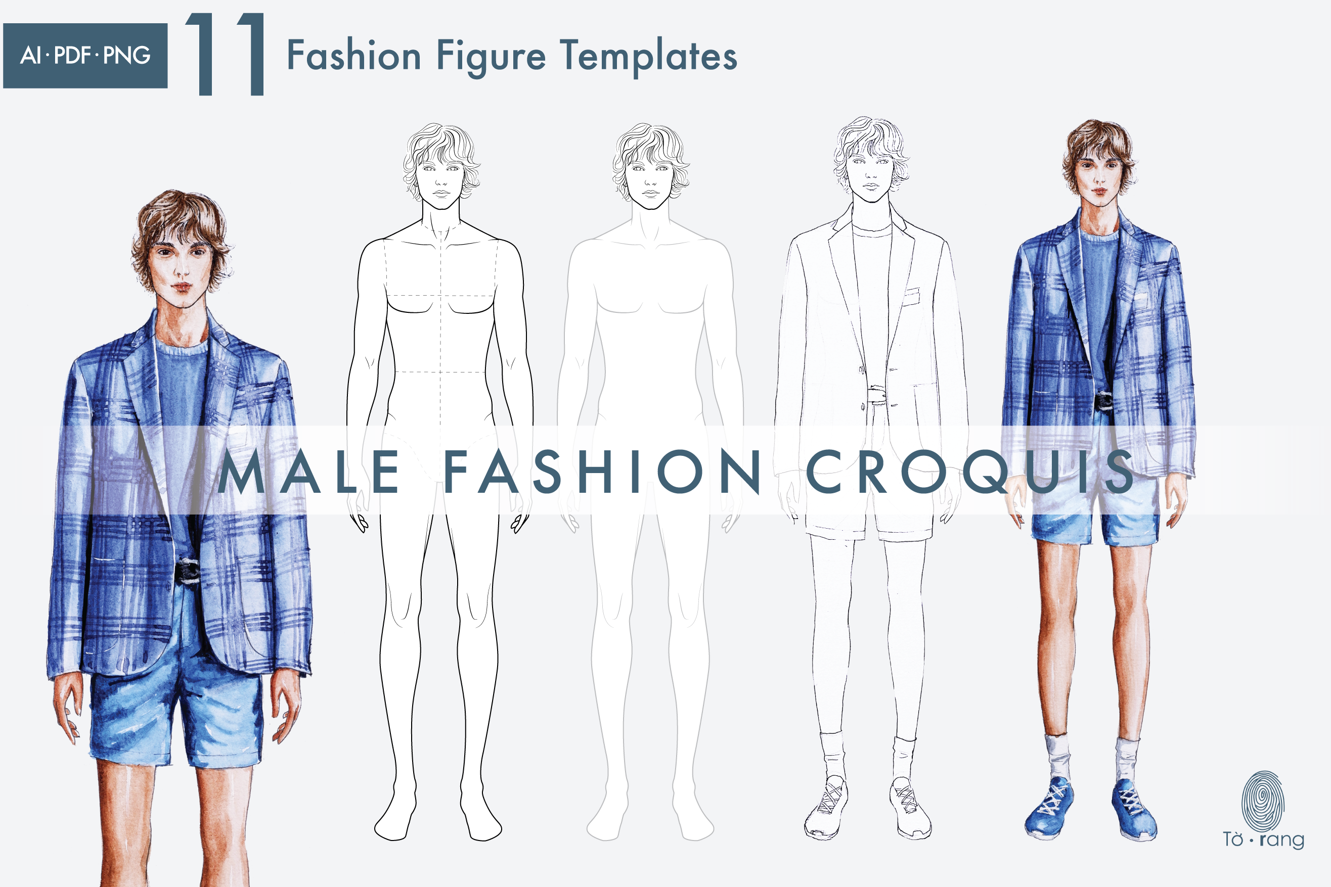 Male Croquis for Fashion Illustration, 9-head Fashion Figure Template,  Catwalk Pose - Etsy | Fashion figures, Fashion figure templates, Fashion  figure drawing