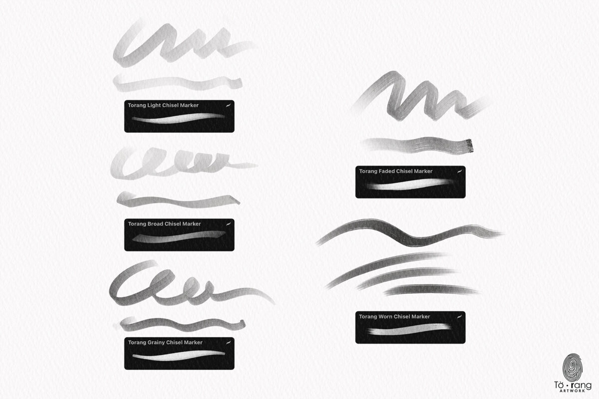 Torang Marker Brushes for Procreate - Image 4