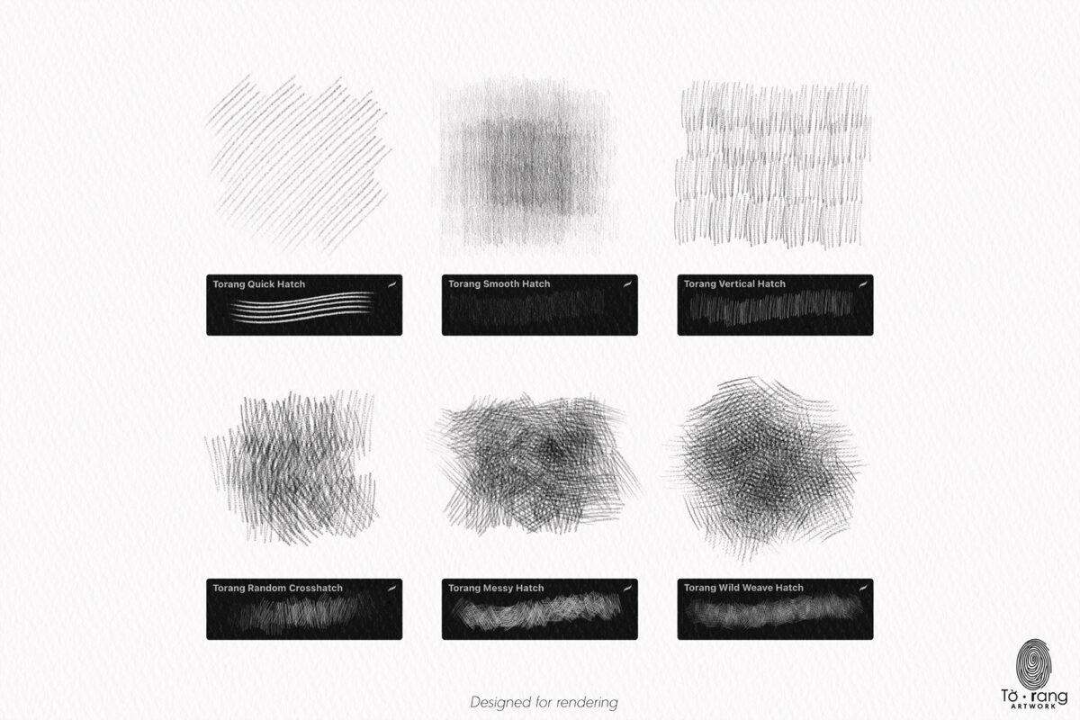 Torang Pencil Brushes for Procreate - Image 4